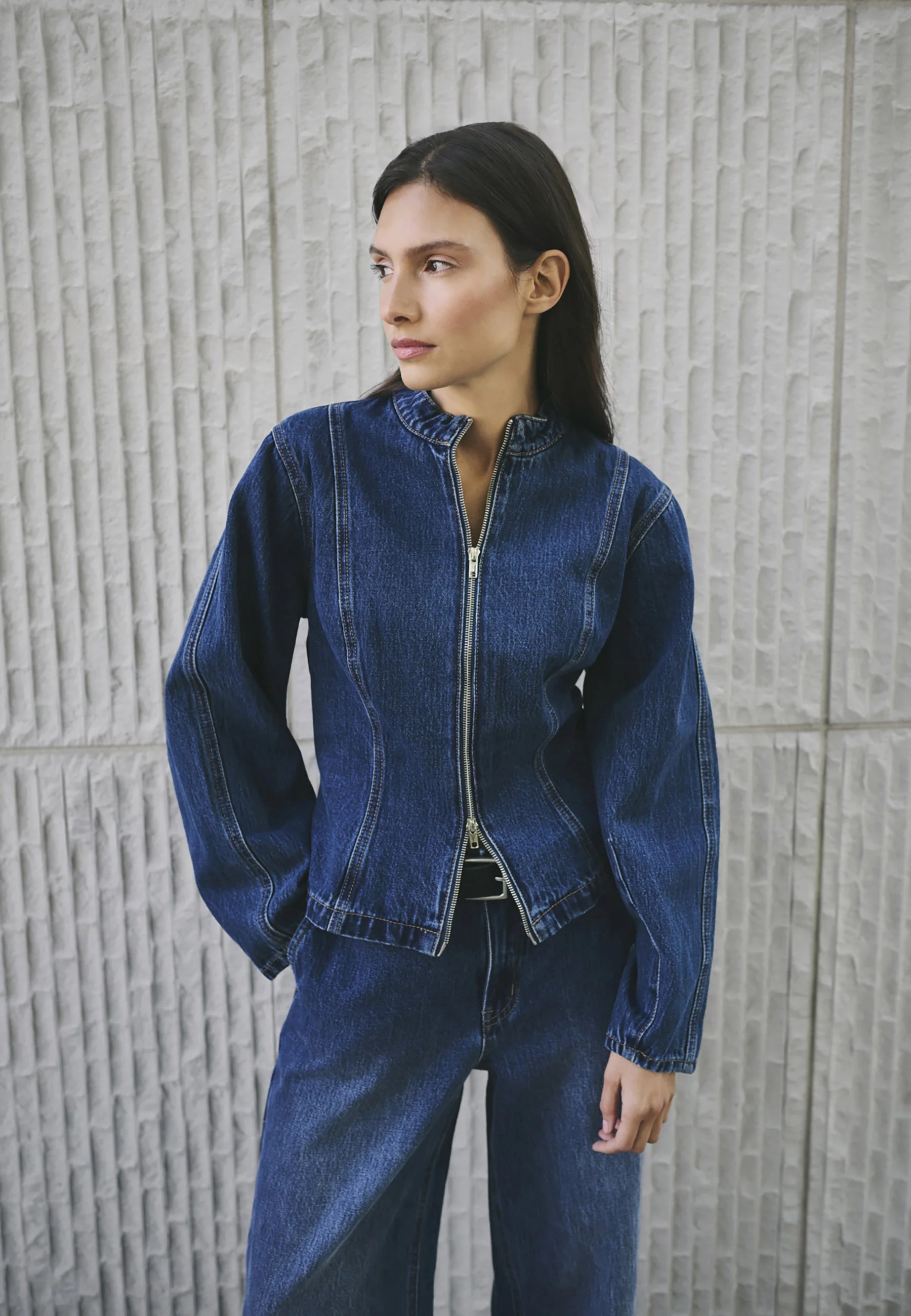 Bonnie Jacket - Dark Blue Denim