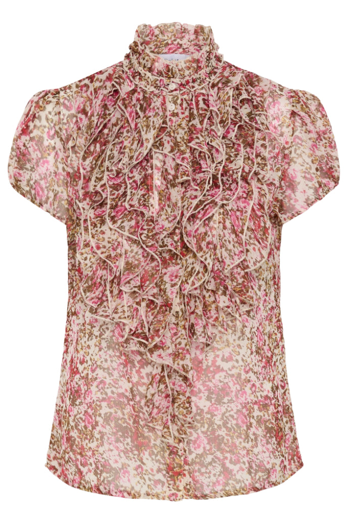 Saint Tropez Lilja Blouse - Ballerina Brushed Bloom