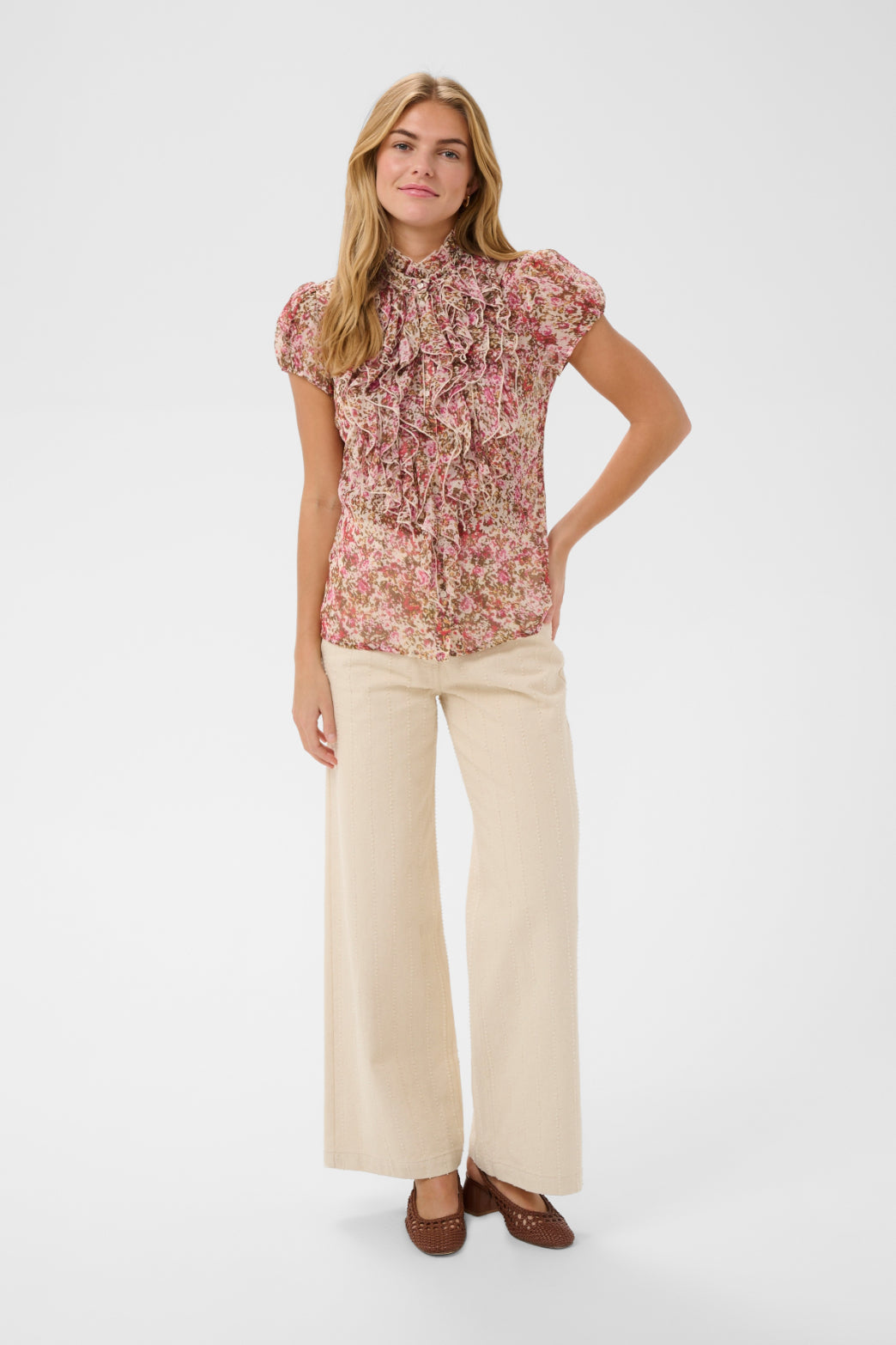 Saint Tropez Lilja Blouse - Ballerina Brushed Bloom