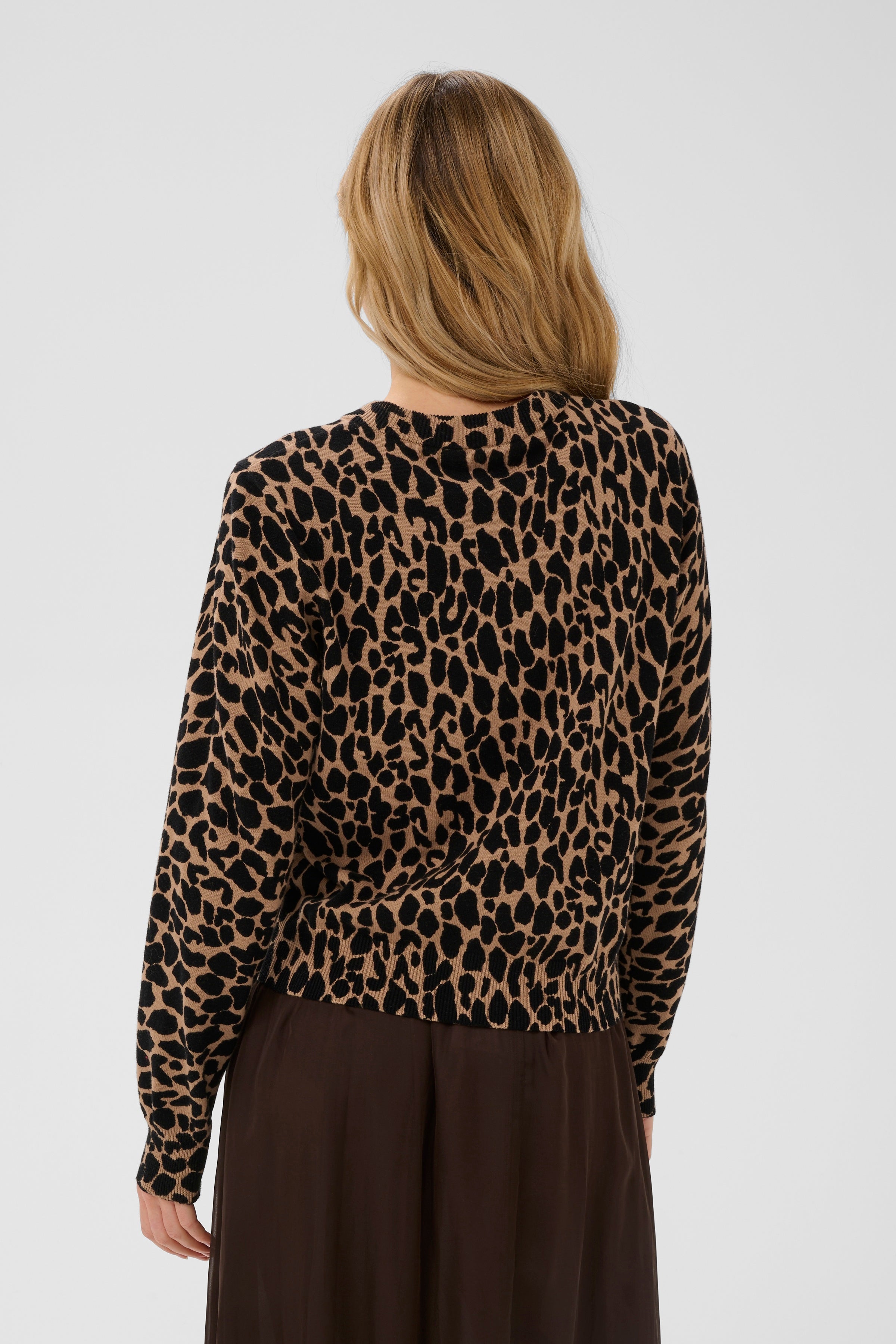 Paloma Cardigan – Tiger's Eye Spotty Leopard