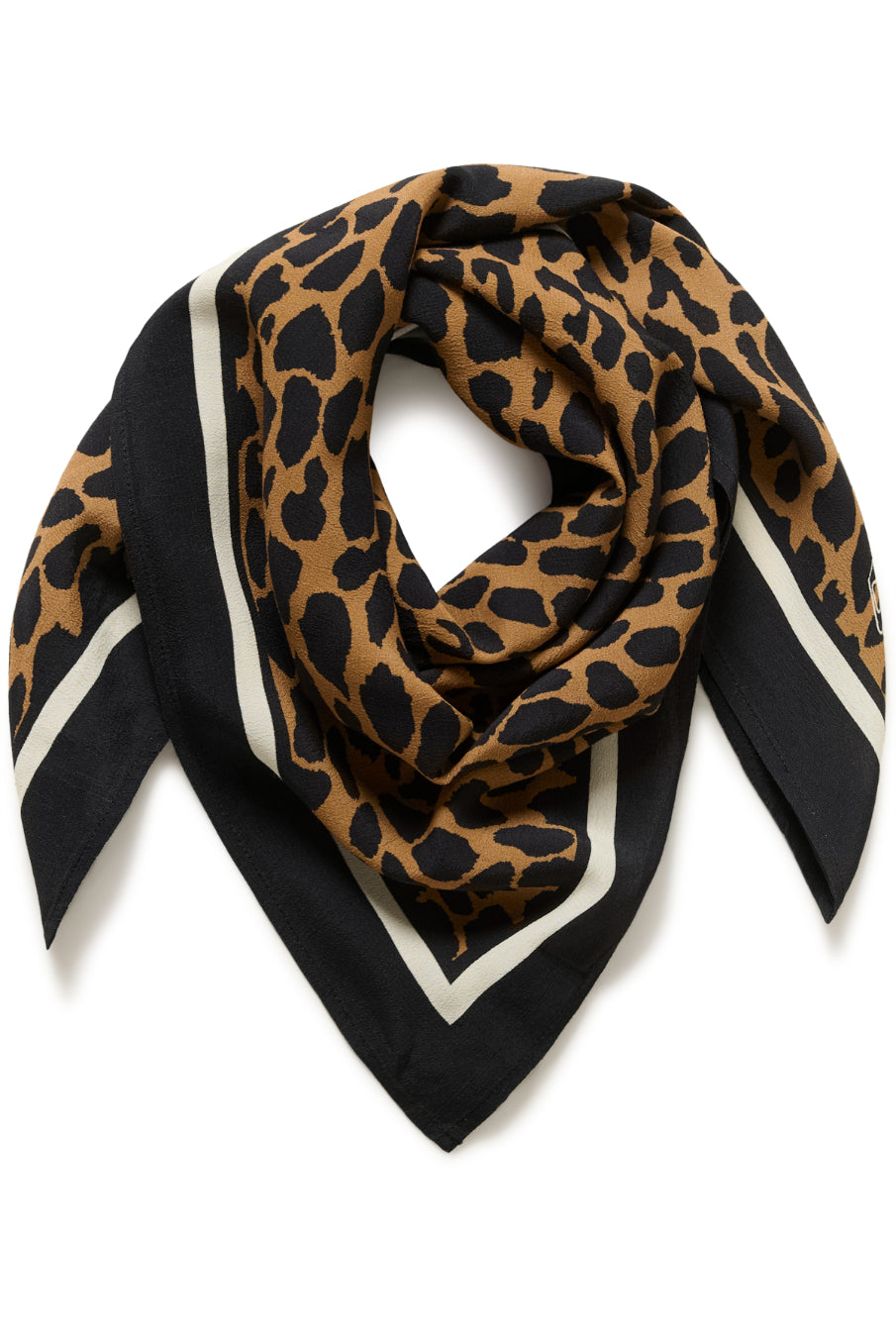 Priscilla Scarf – Tiger's Eye Spotty Leopard