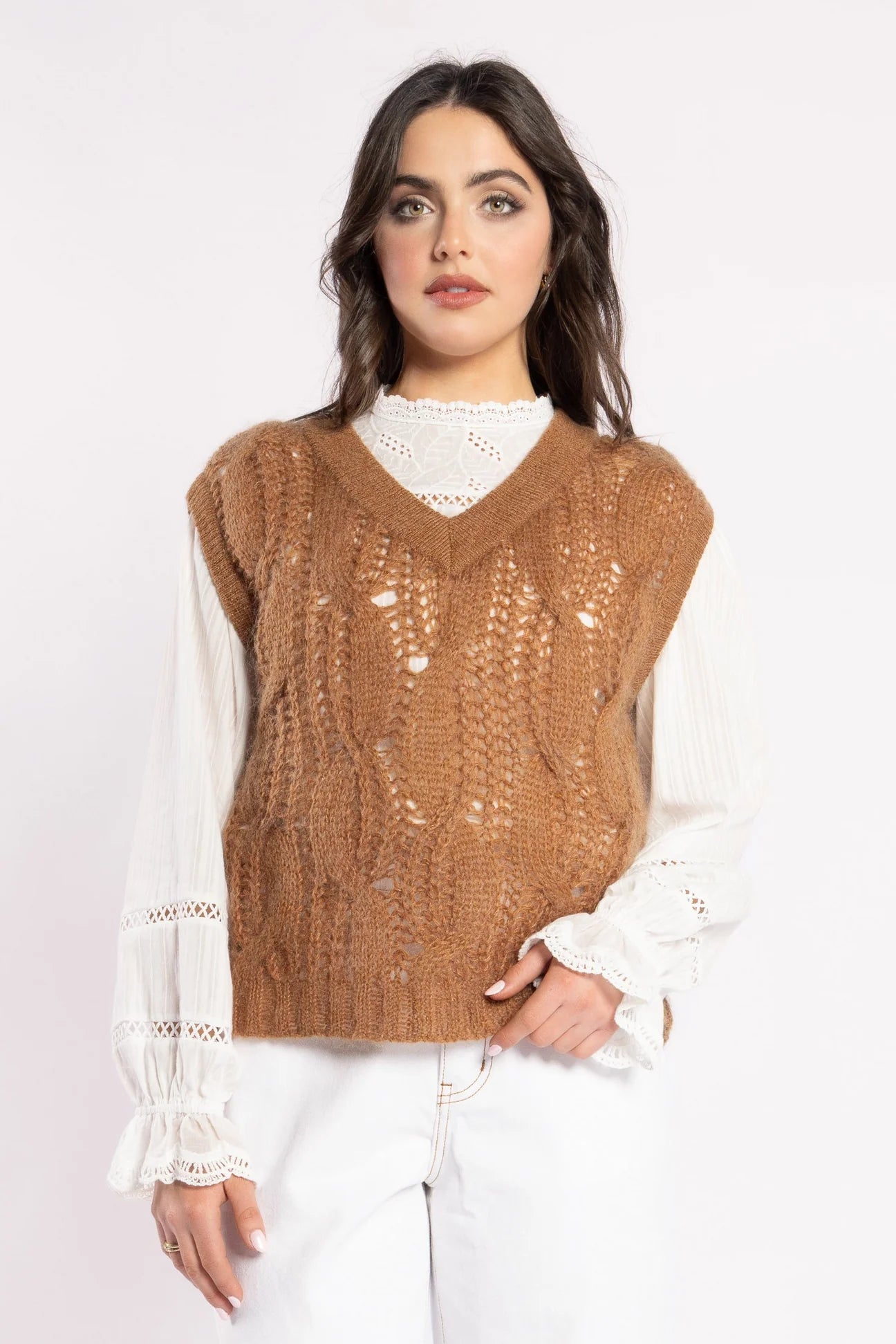Fliss Vest - Chestnut