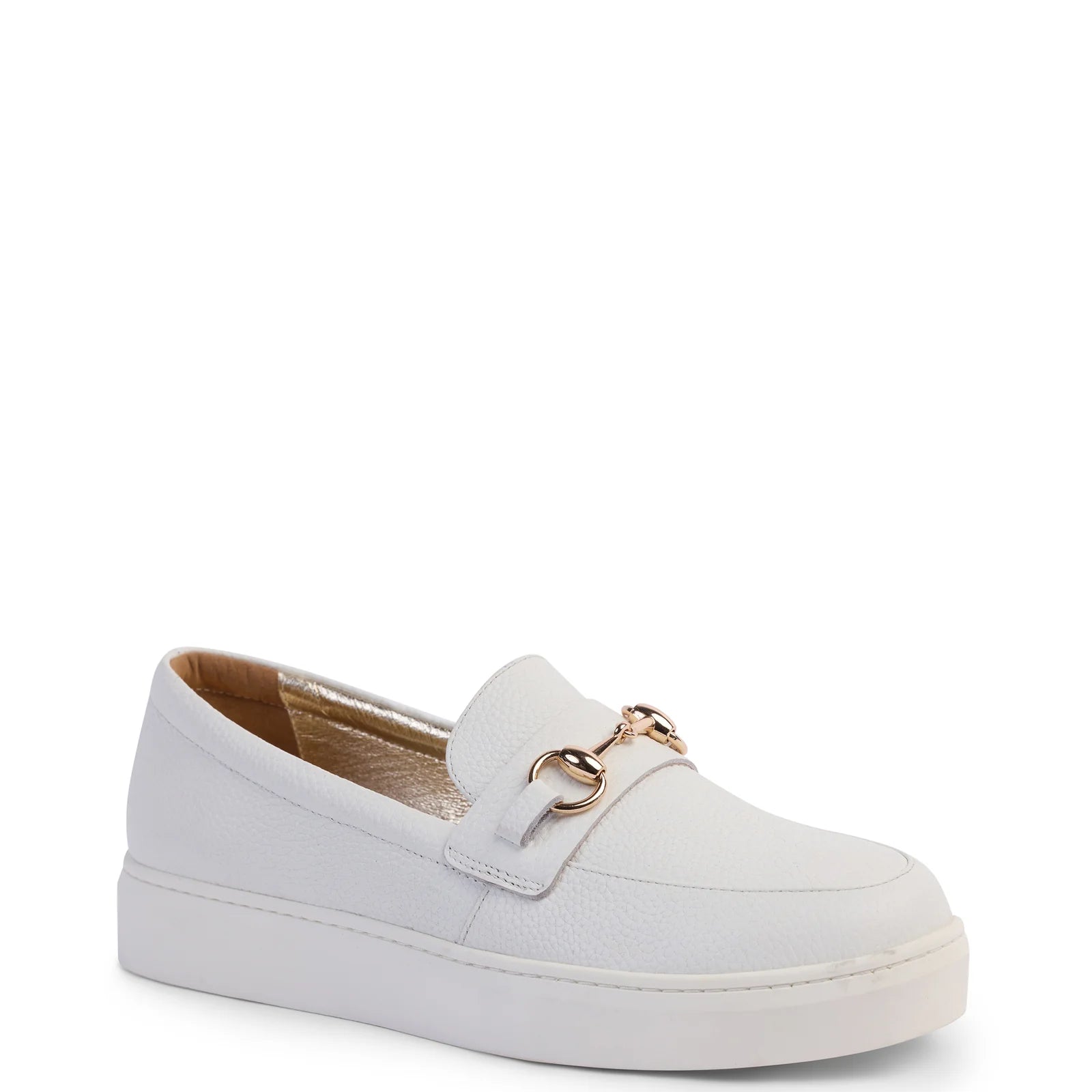 Lisa Loafer - White Pebble