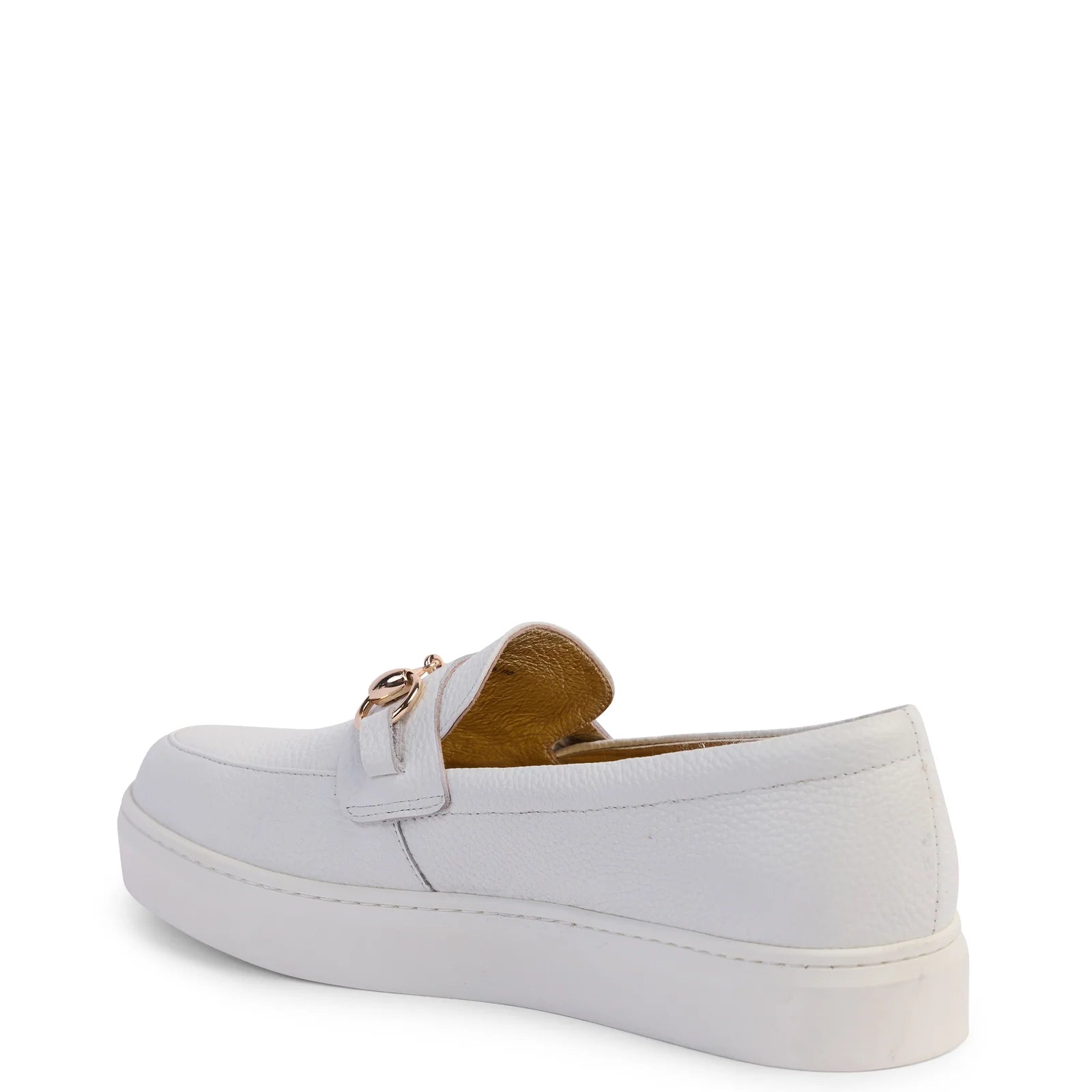 Lisa Loafer - White Pebble