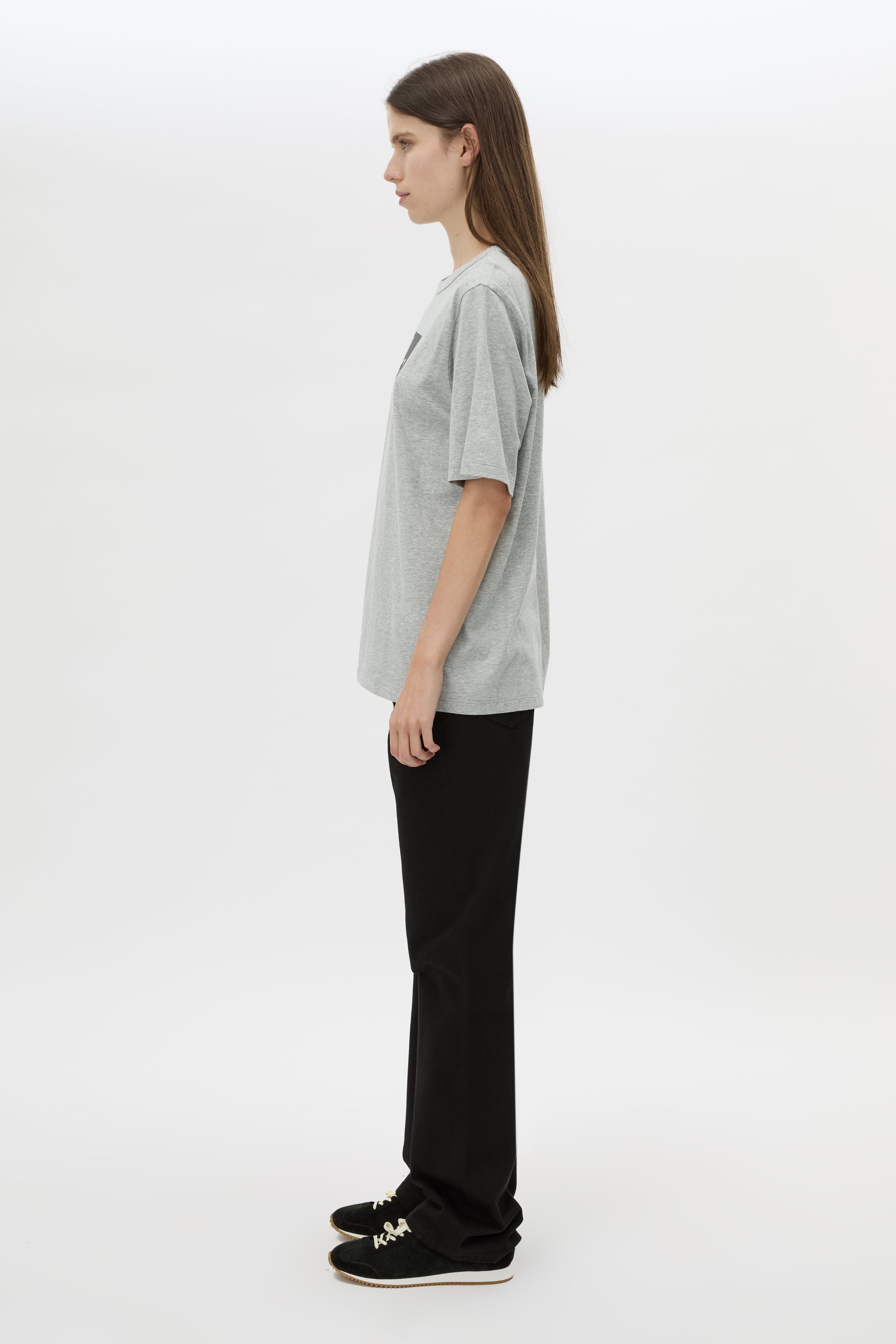 Carmont Graphic Tee - Grey Marle