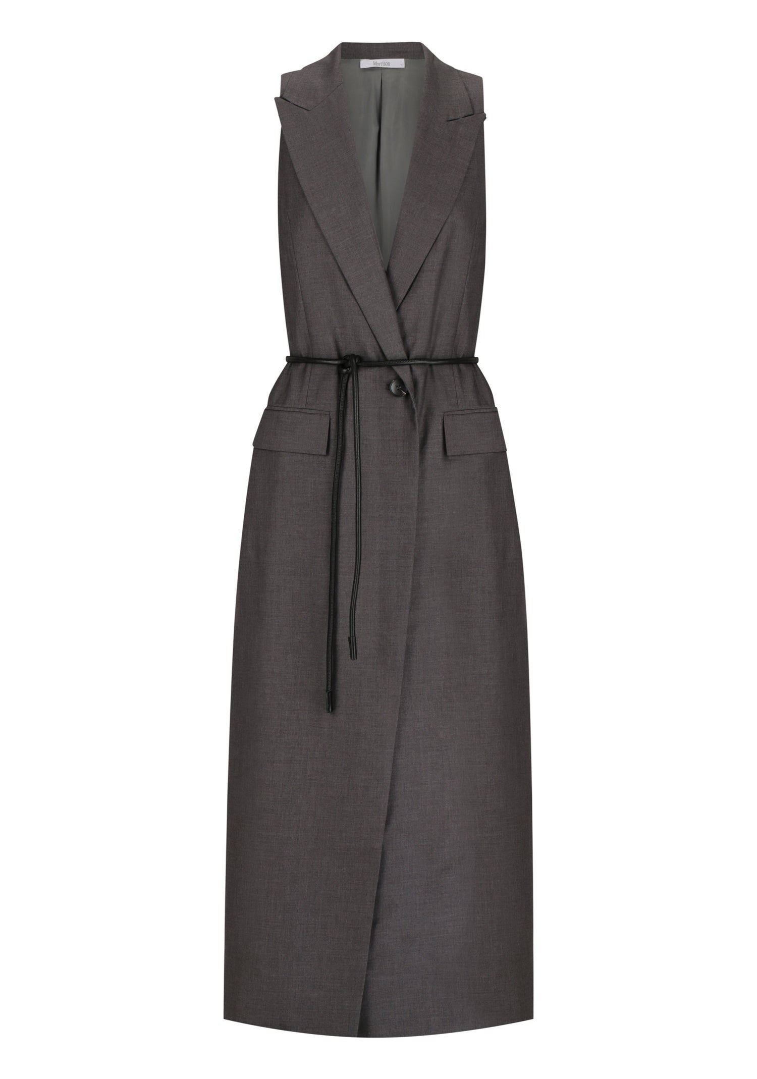 Morrison Vale Vest Dress - Charcoal