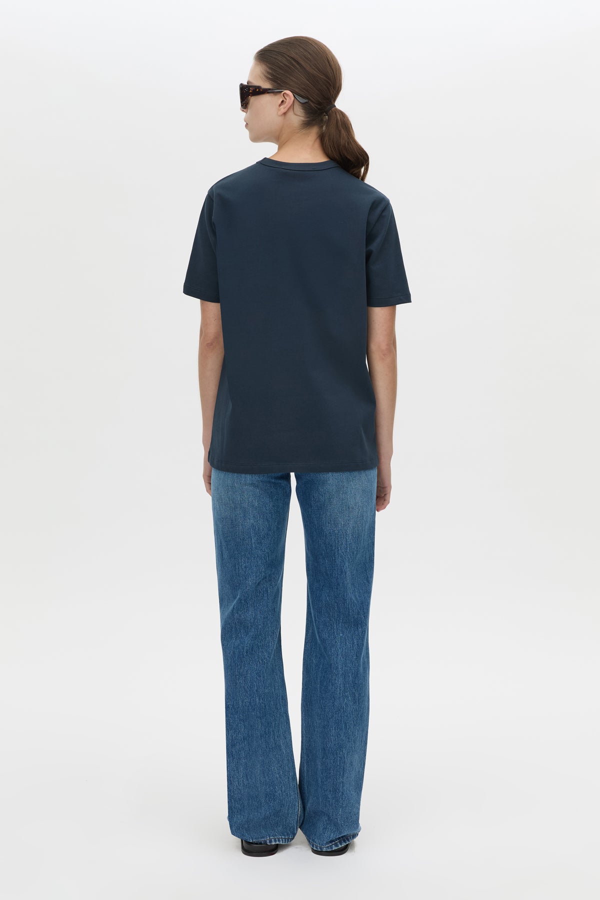 Camilla and Marc Wilde Print Tee - Navy/White