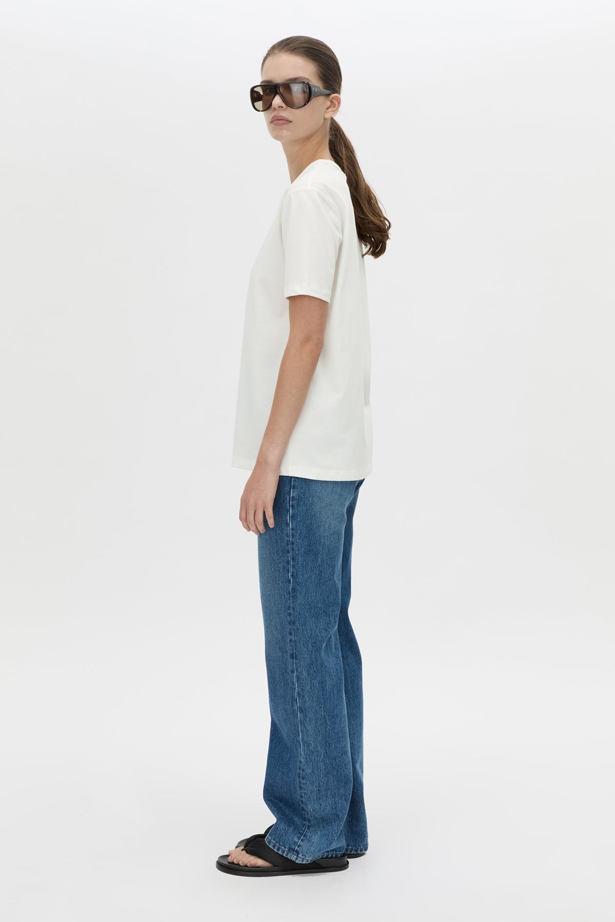 Camilla and Marc Wilde Print Tee - Soft White/Black