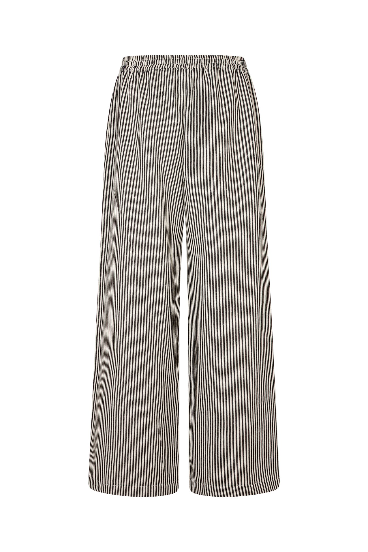 Liam Stripe Pants – Black / White