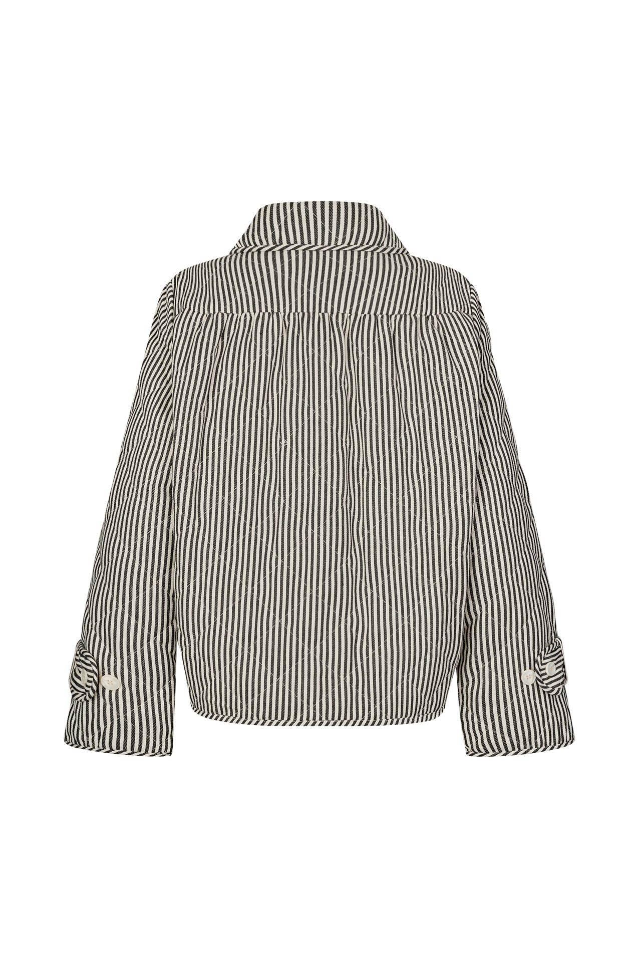 Viola Jacket – Black / Cream Stripe