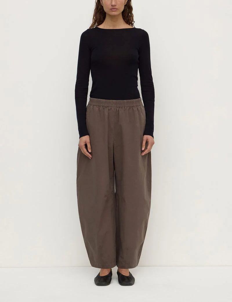 Lola Barrel Pant - Bark