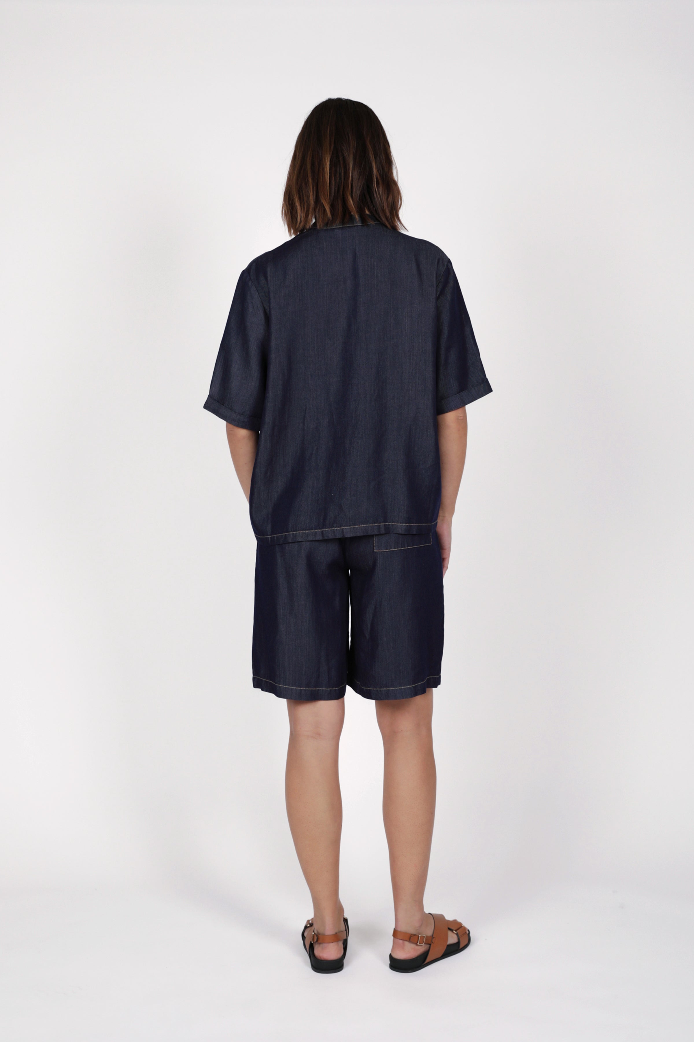 Marlow Axis Top - Indigo