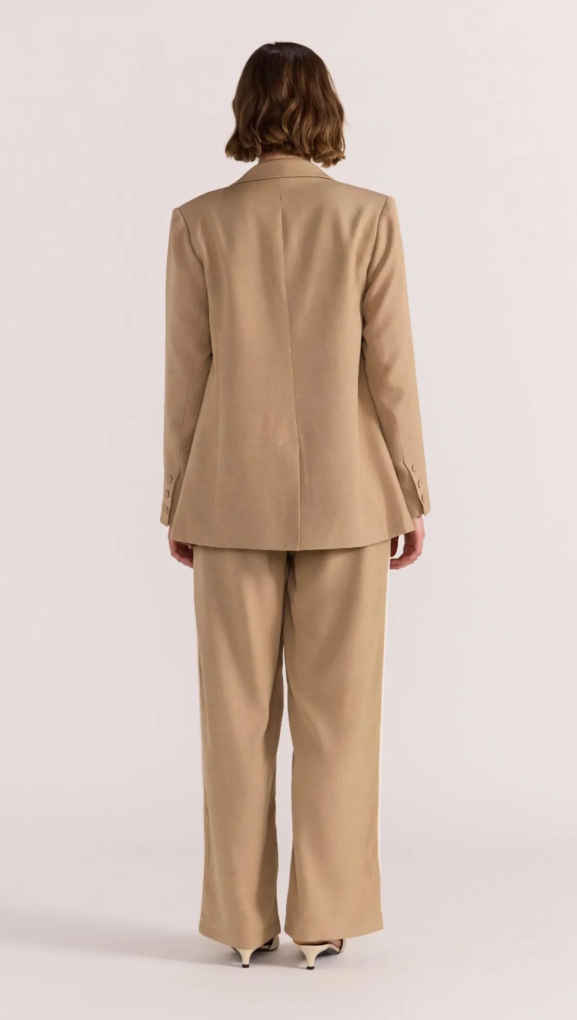 Staple the Label Bromley Blazer - Oat