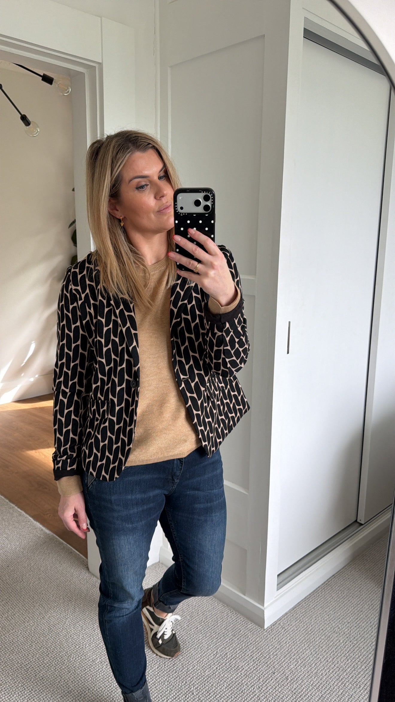 Betsy Blazer - Black Melage
