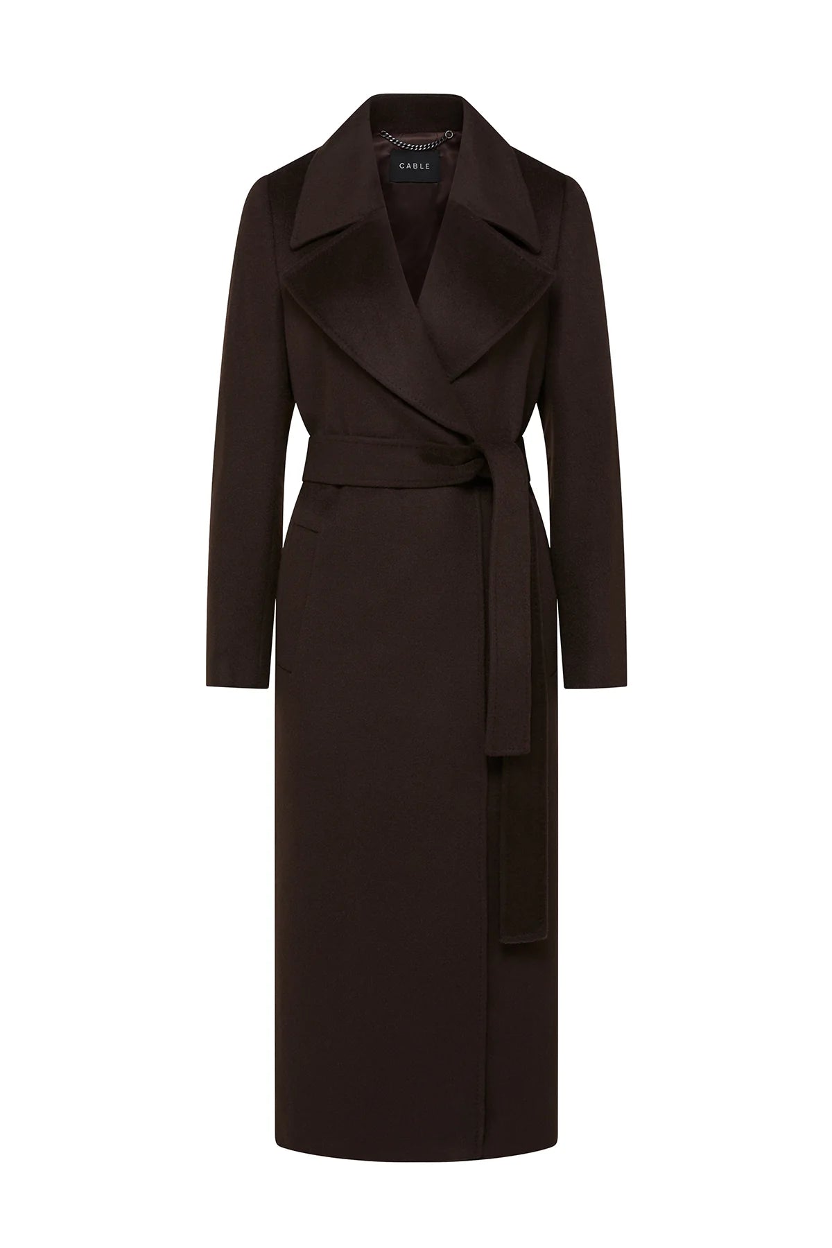 Evans Wool Coat - Espresso