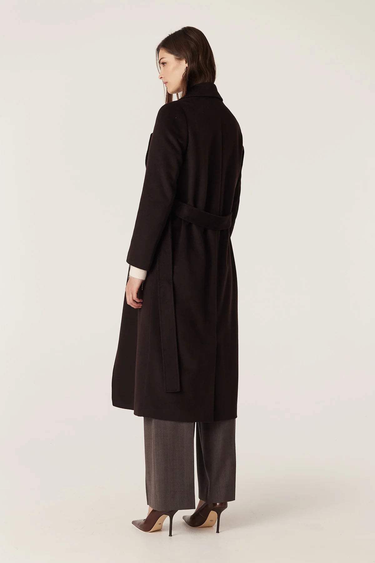 Evans Wool Coat - Espresso