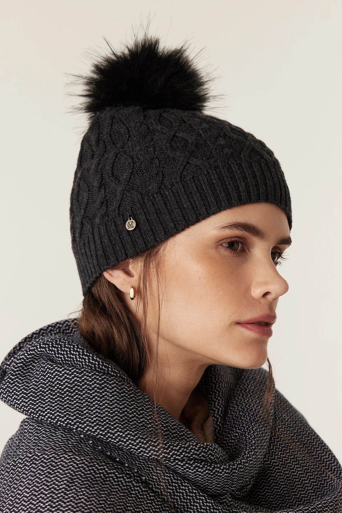 Merino Beanie - Charcoal
