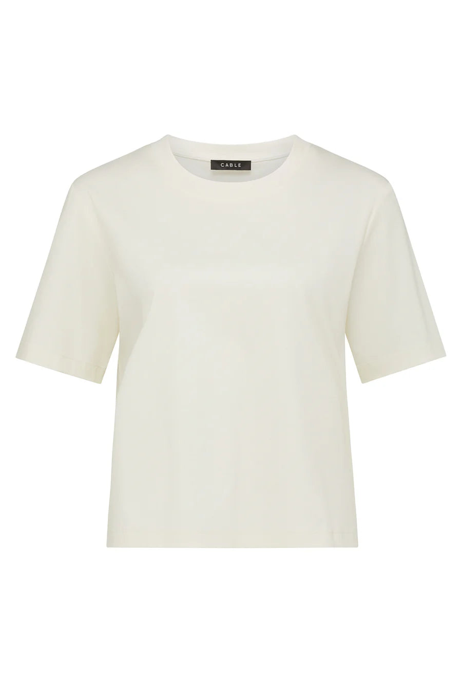 Pima Lantern Sleeve Top - Cream