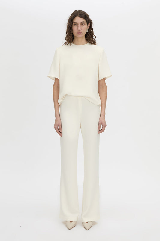 C & M Alba Boxy Tee - Soft White