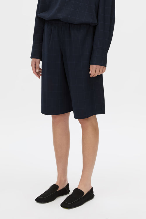 Camilla and Marc Lourdes Check Soft Short - Navy