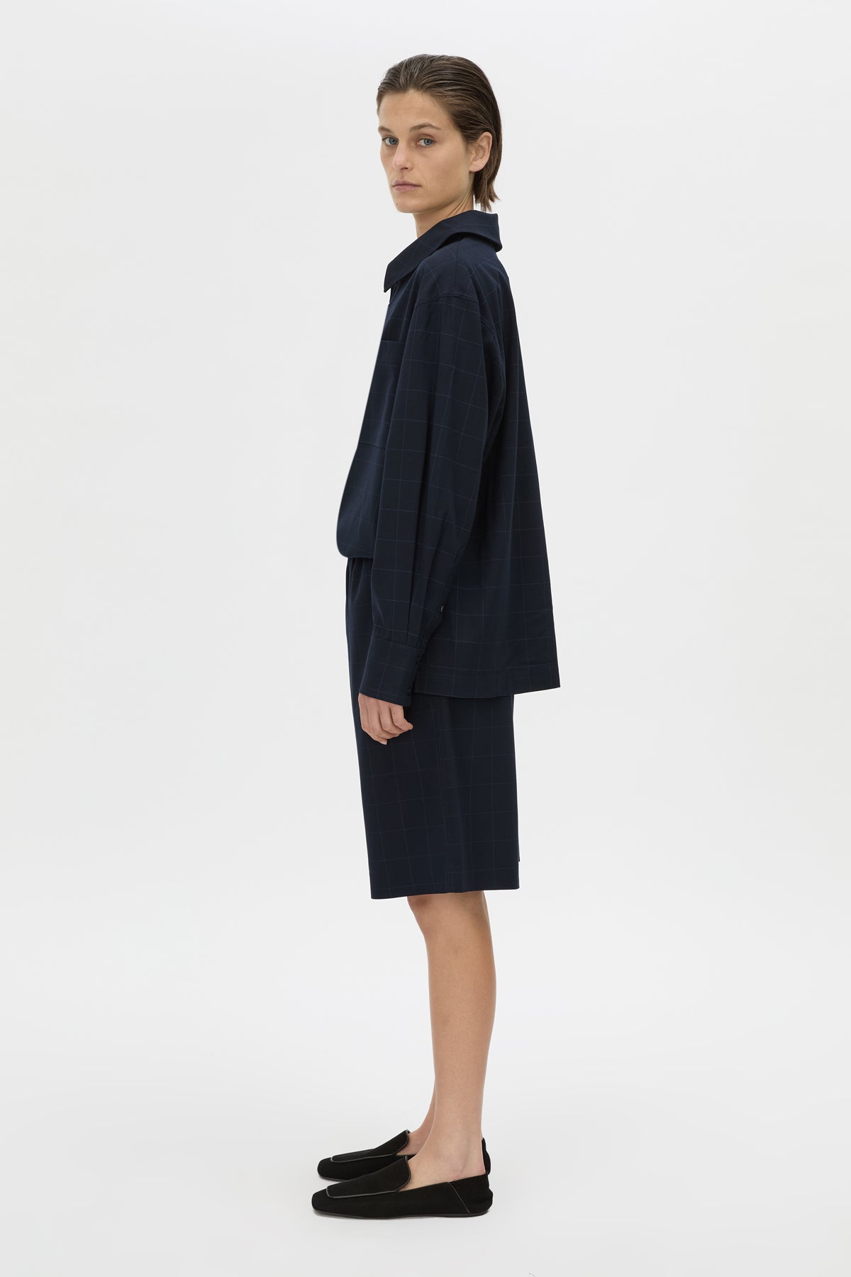 Camilla and Marc Lourdes Check Soft Short - Navy