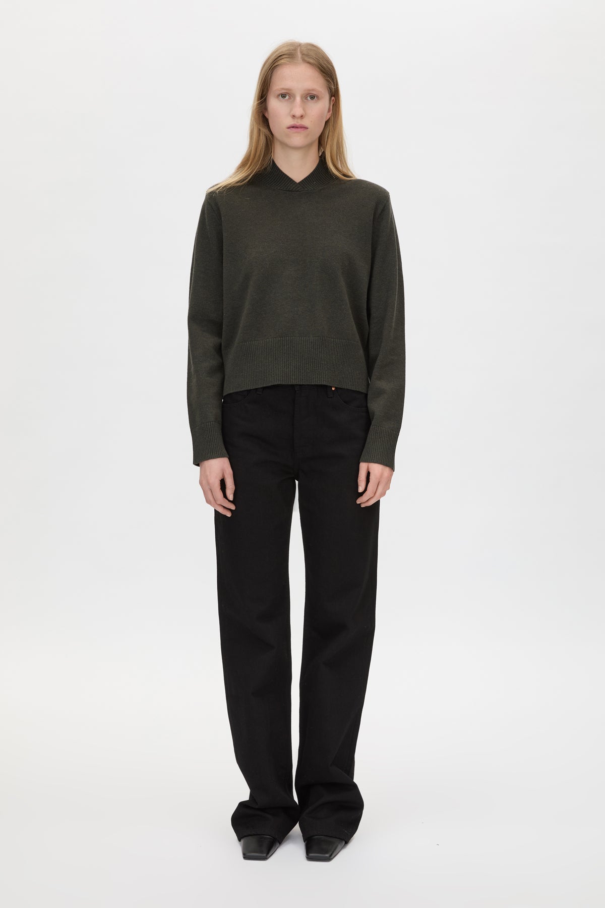 Camilla and Marc Renata Knit Sweater – Bottle Green