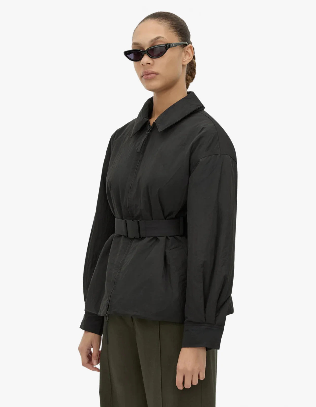 CAMILLA AND MARC Manon Padded Belted Jacket – Black