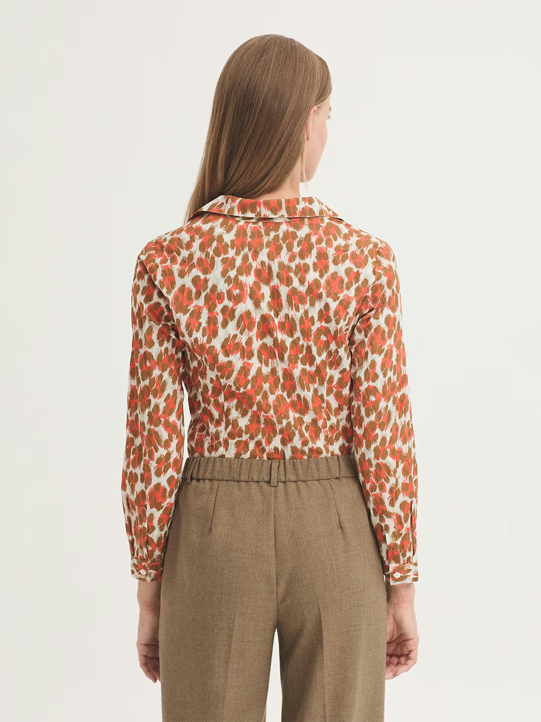 Leopard Shirt - Ecru