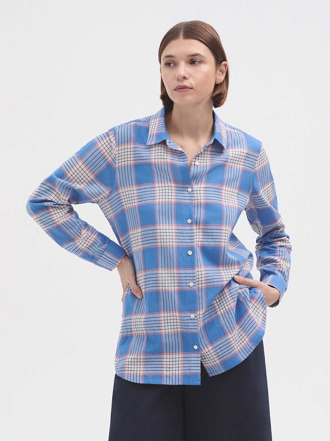 Checkered Shirt - Blue