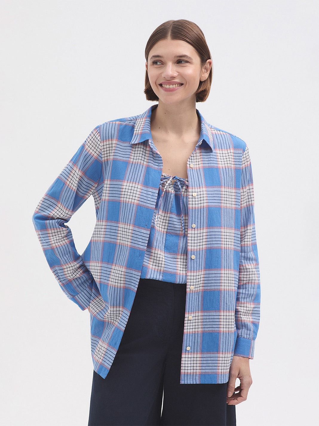 Checkered Shirt - Blue