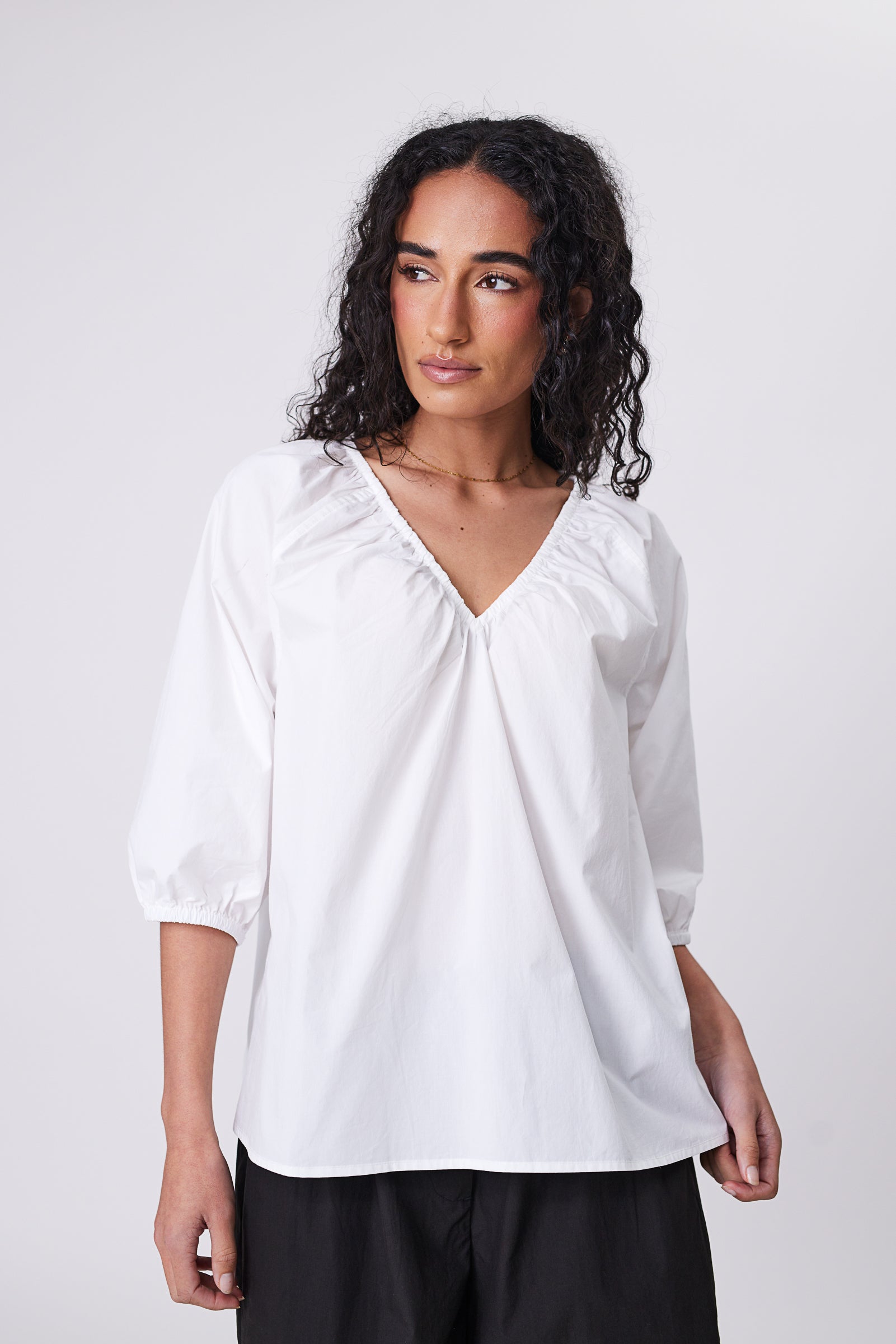 Cascade Blouse - Chalk