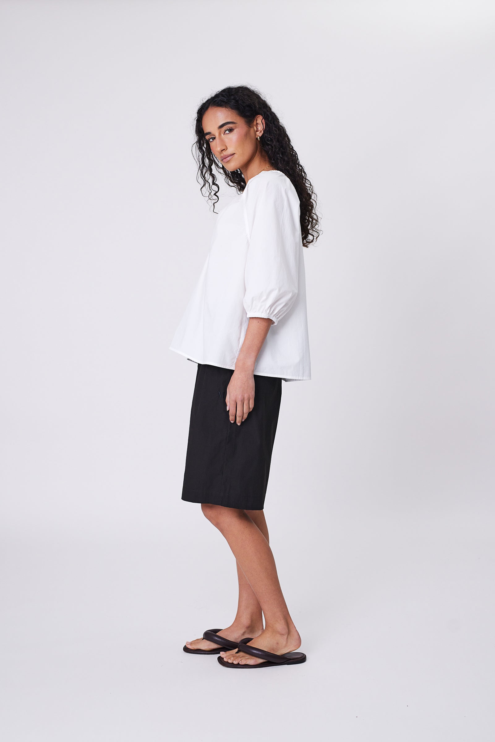 Cascade Blouse - Chalk