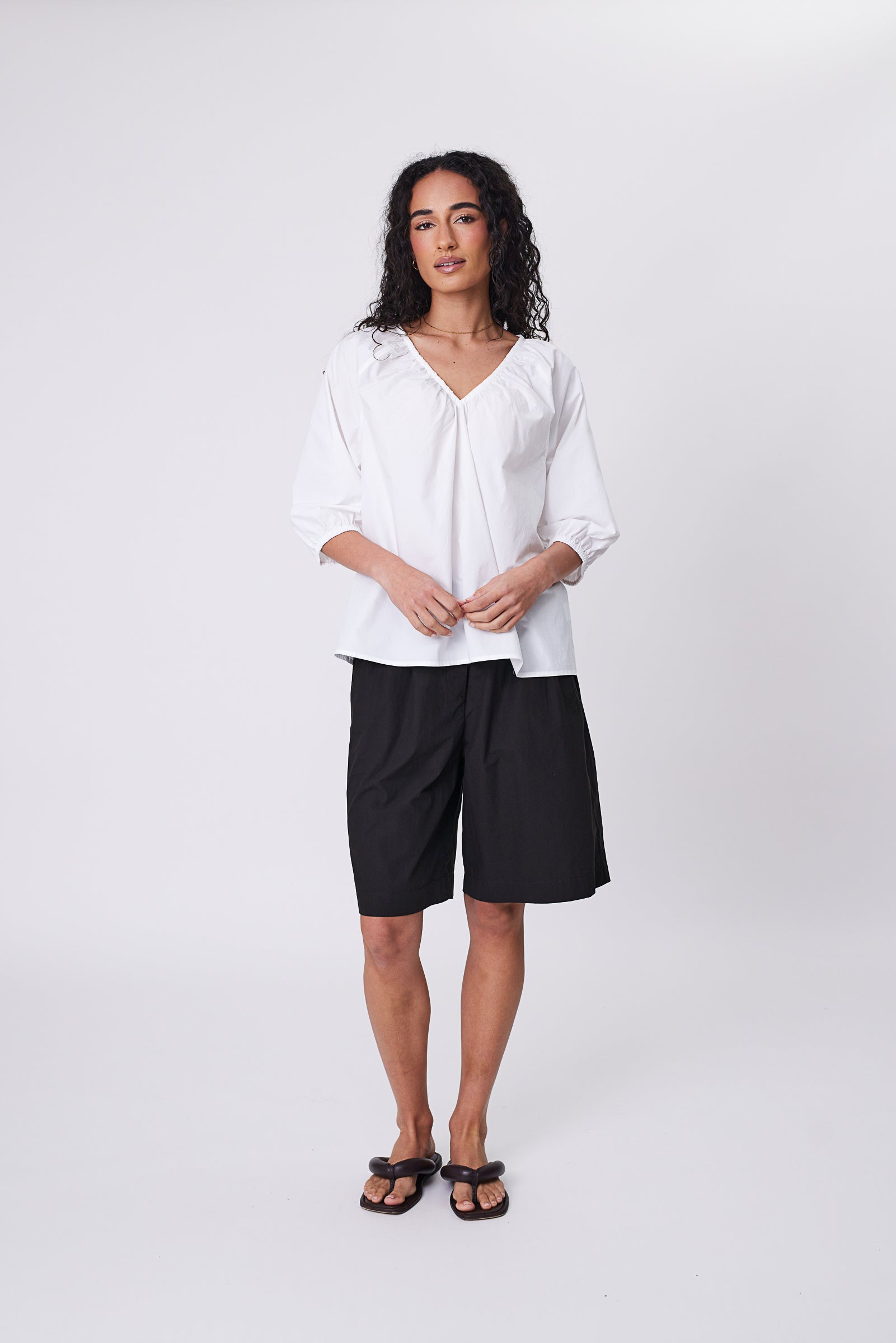 Cascade Blouse - Chalk