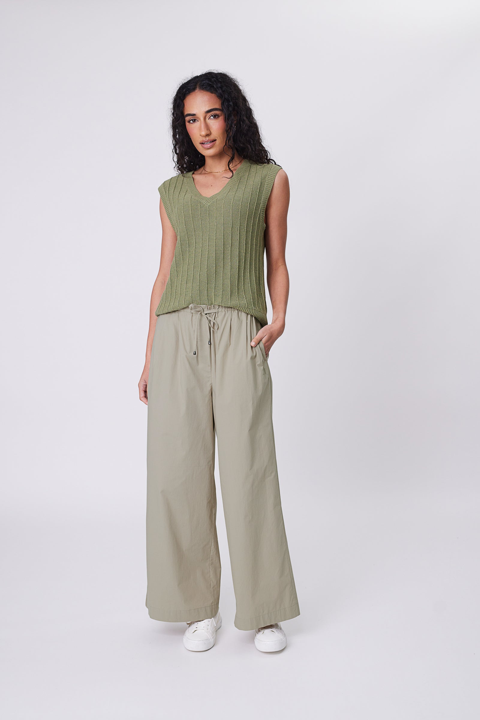 Cascade Longline Pant - Hummus