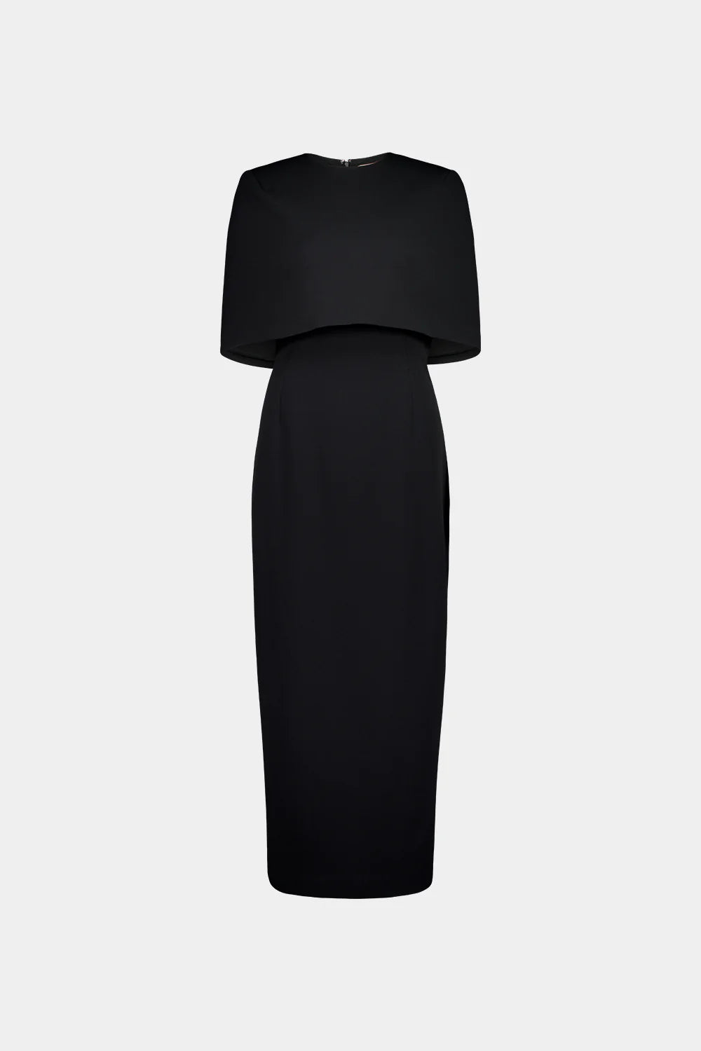 Column Cape Dress - Black