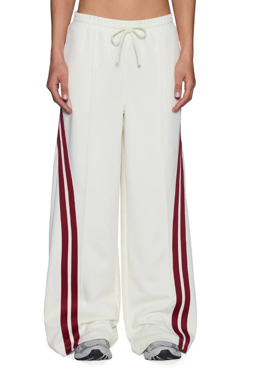 Ksubi Origin Track Pant – Off White/Burgundy