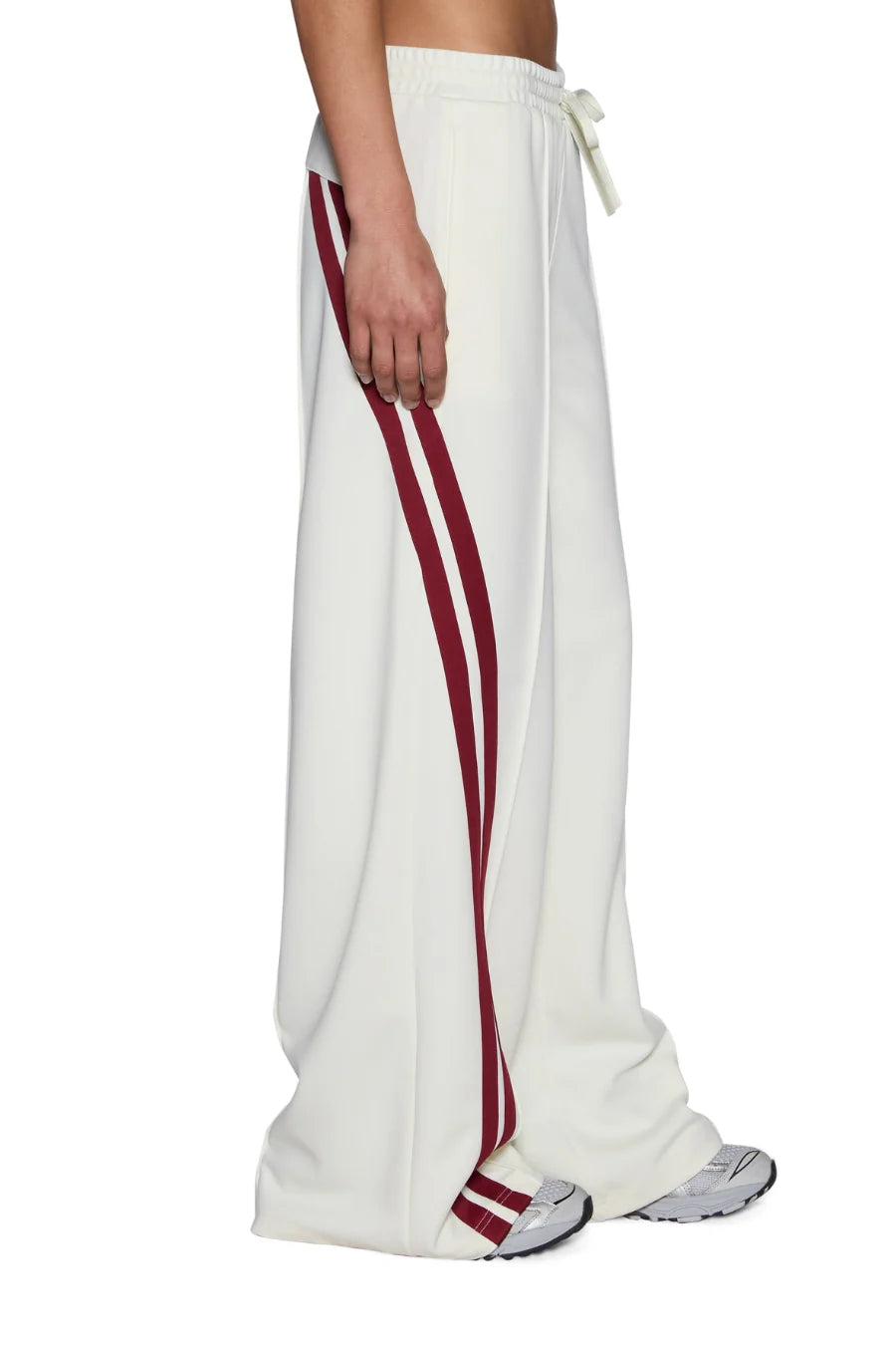 Ksubi Origin Track Pant – Off White/Burgundy