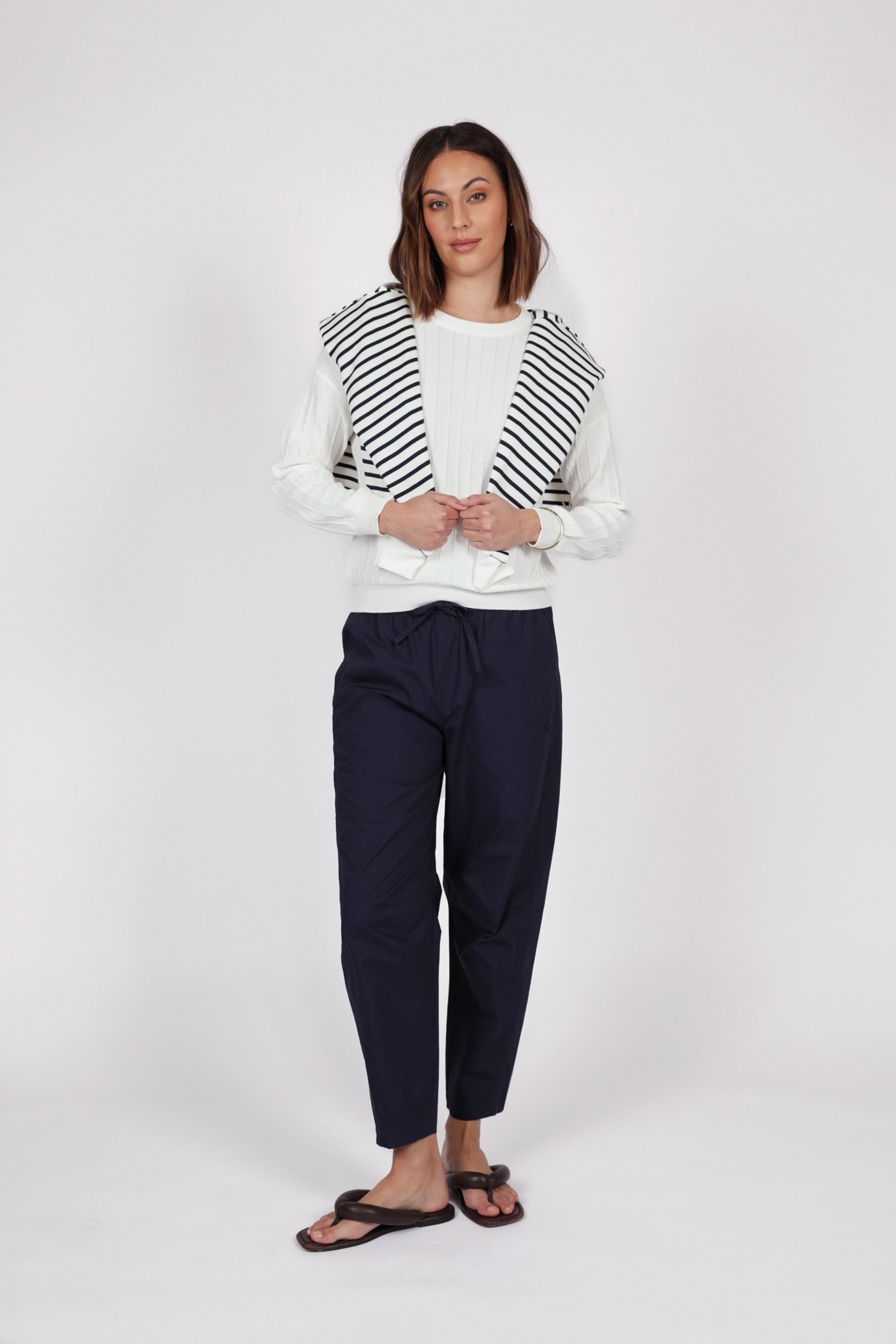 Marlow Cora Barrel Pant - Ink