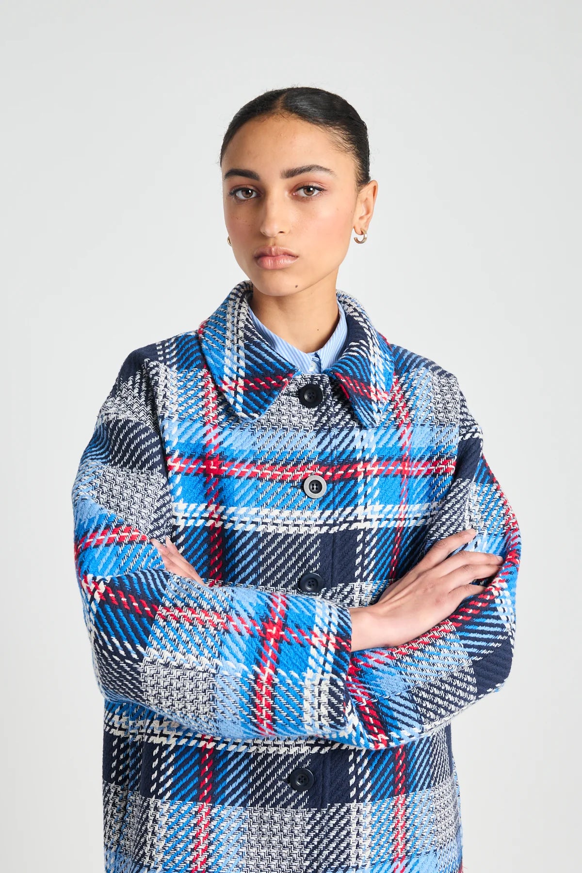 13th Floor Jacket - Navy Plaid