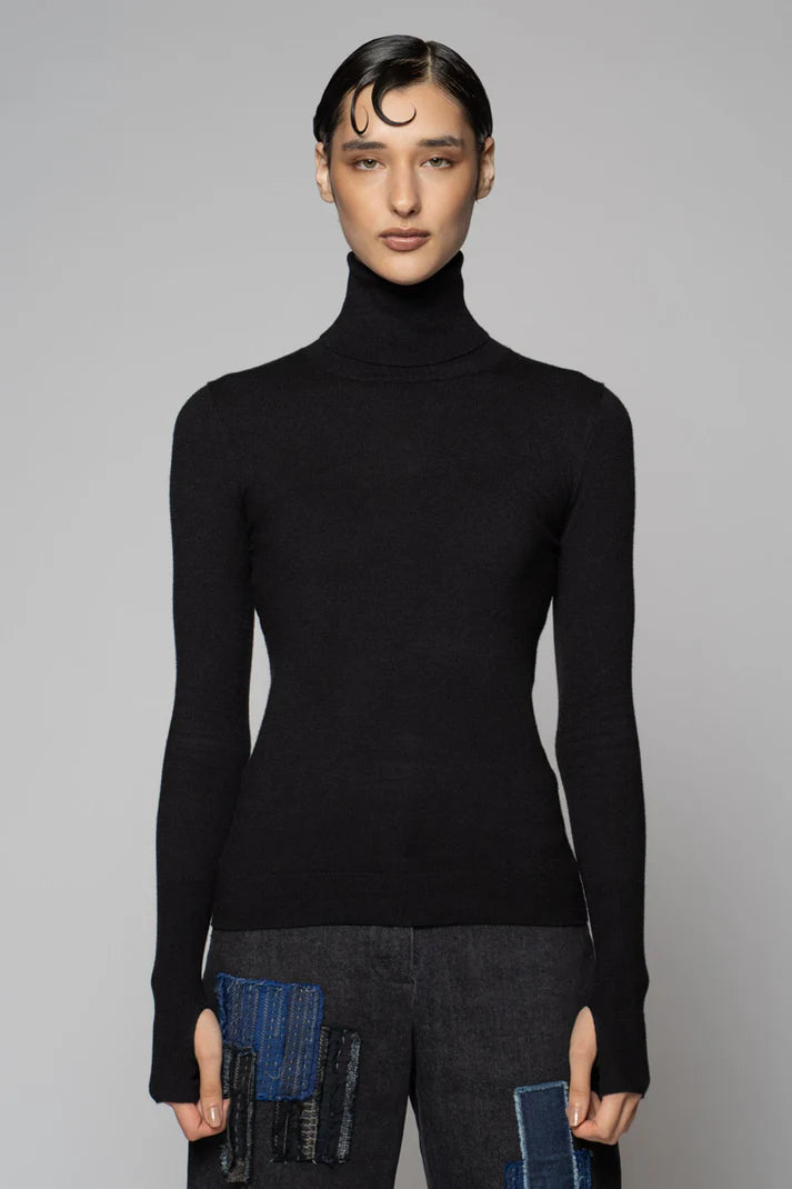 Sayuri High Neck - Black