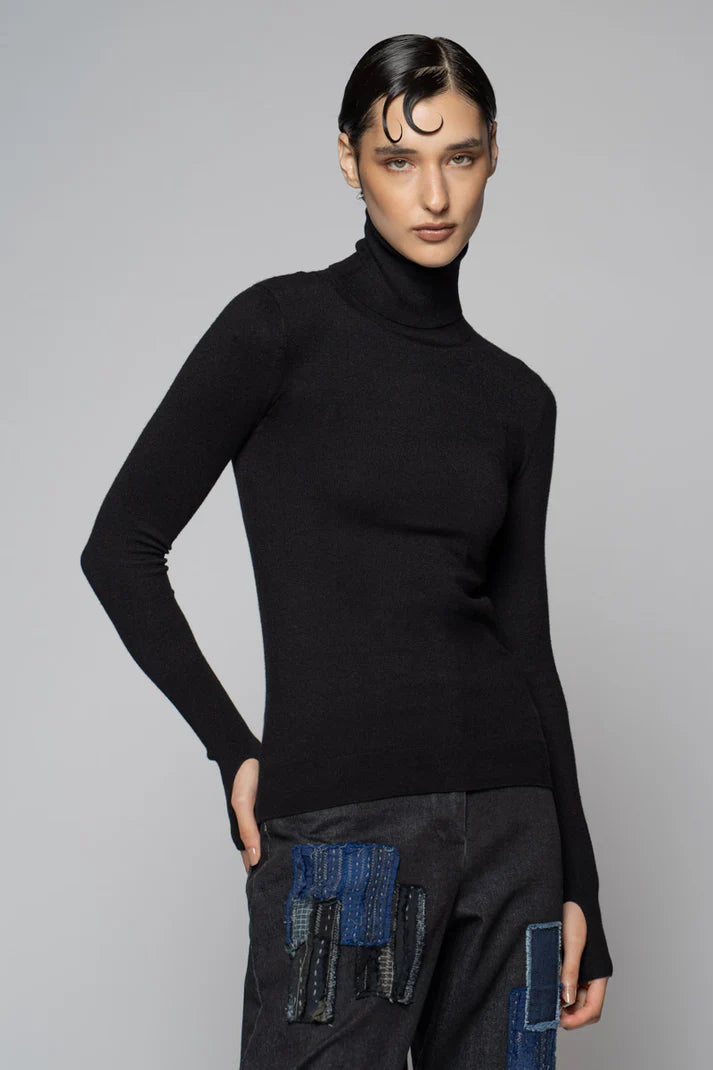 Sayuri High Neck - Black