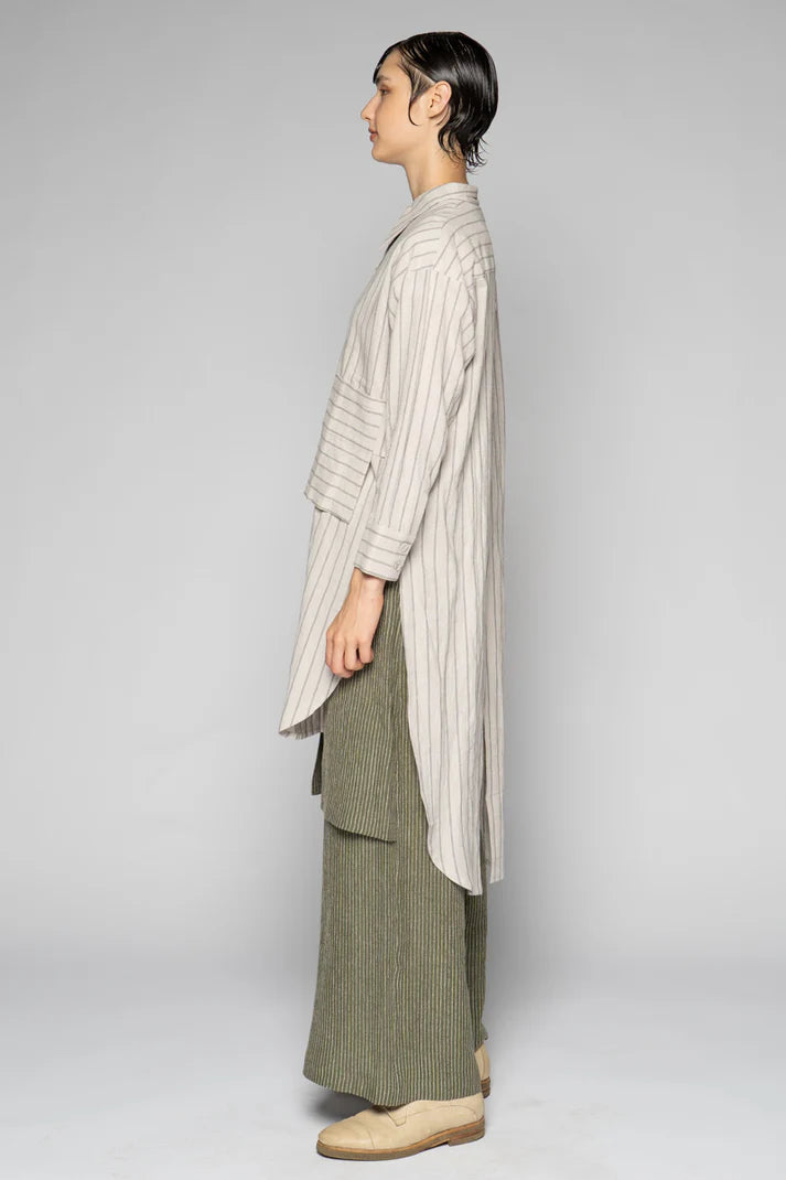 Komichi Long Shirt -  Natural
