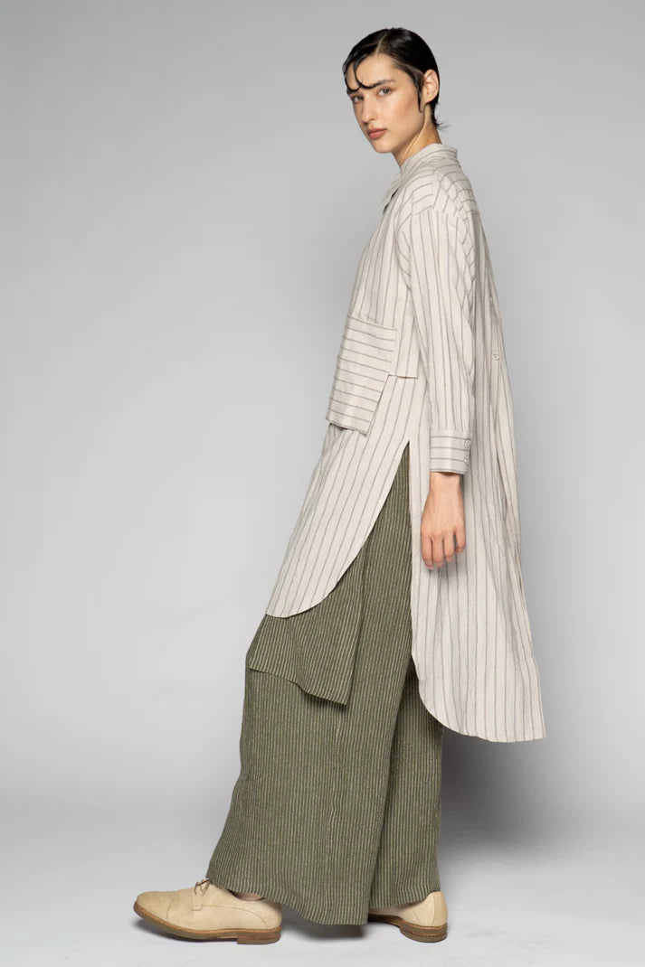 Komichi Long Shirt -  Natural