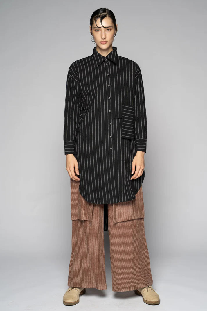 Komichi Long Shirt -  Black