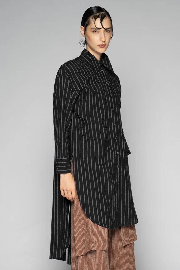 Komichi Long Shirt -  Black