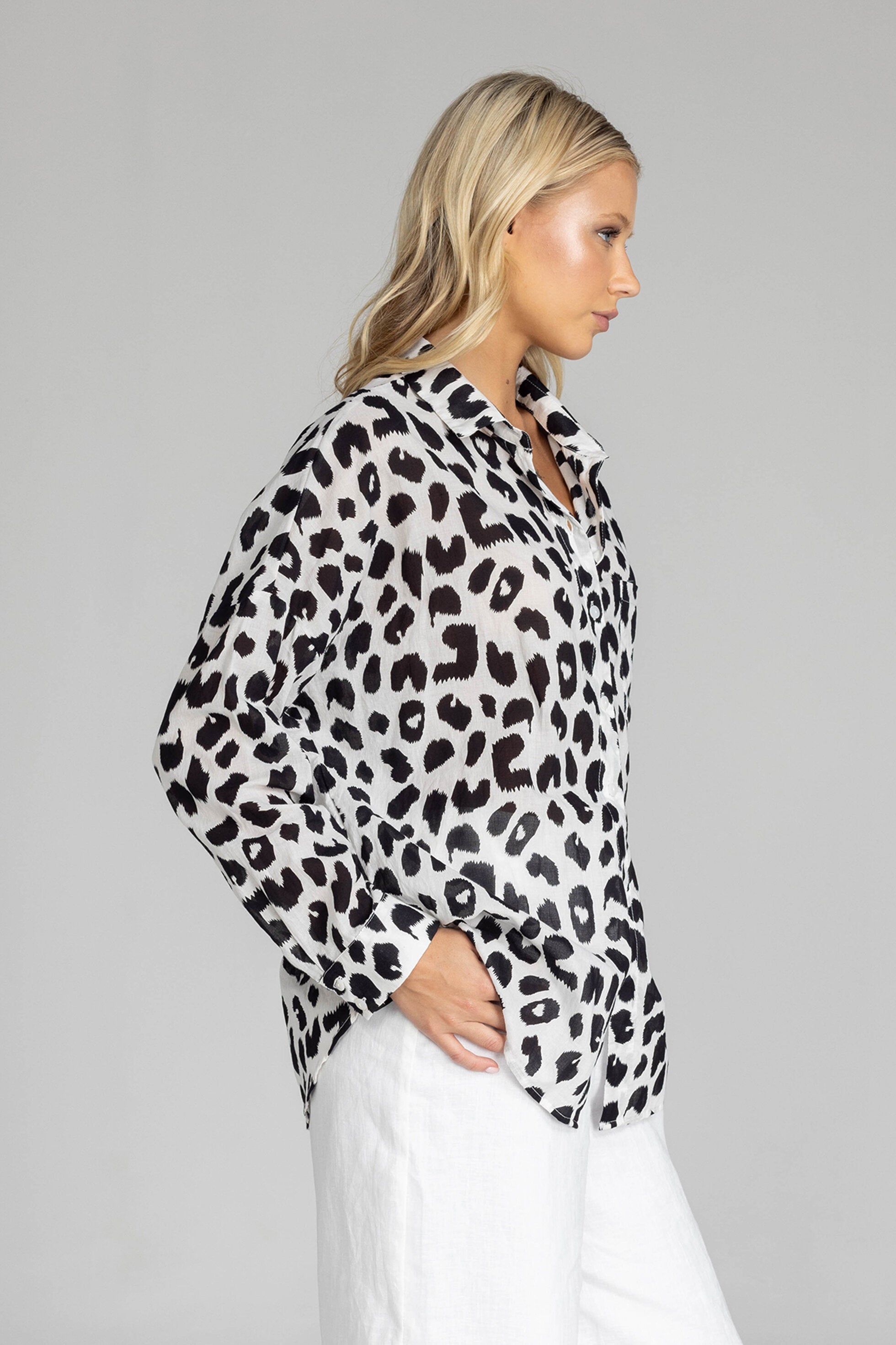 Defiant Shirt - Black Leopard