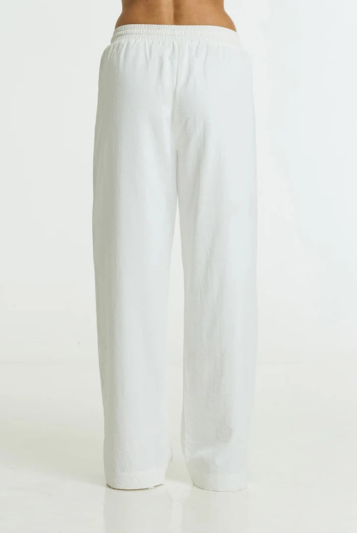 BLAK Diego Side Stripe Pant - White/Black