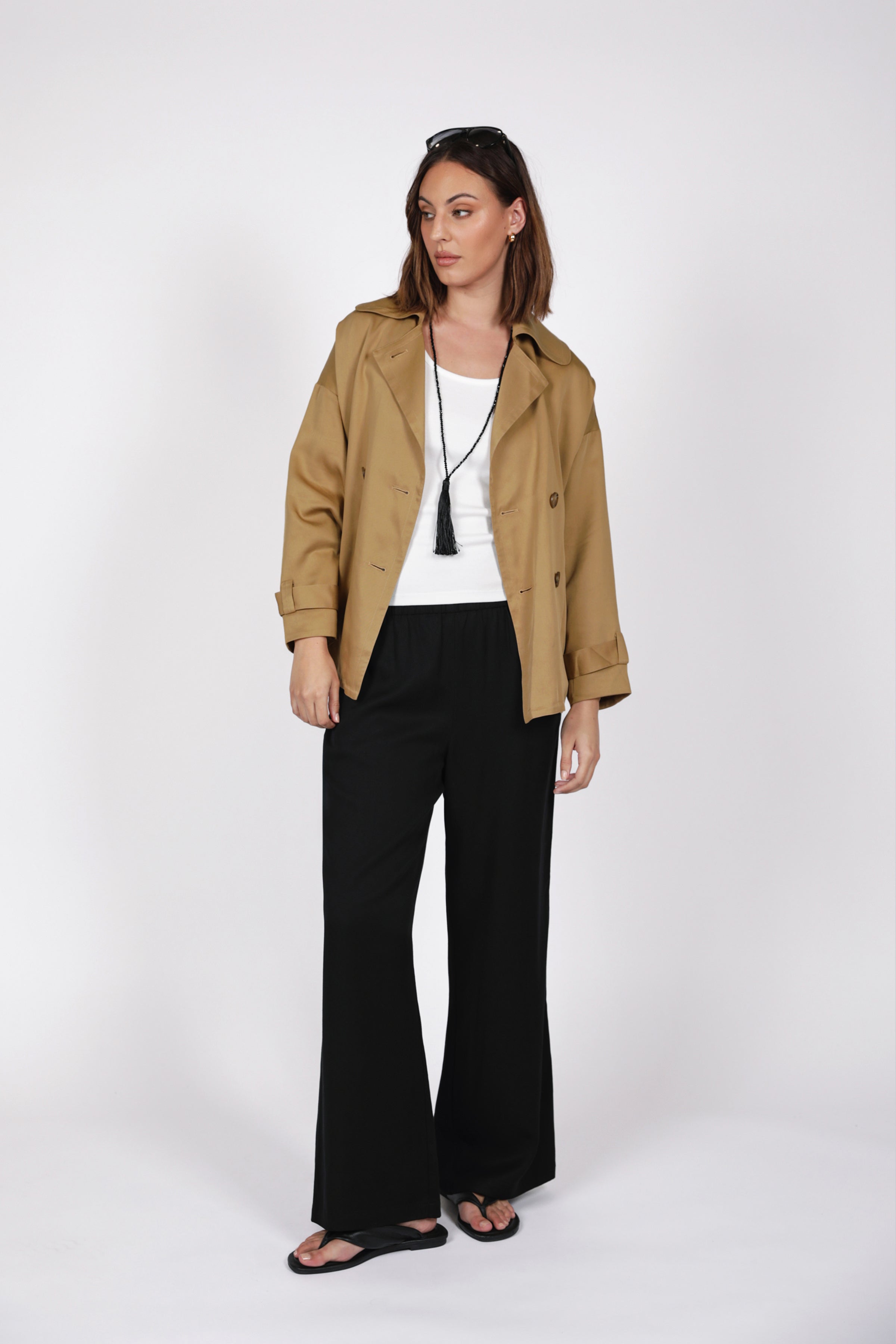 Marlow Eclipse Wide Leg Pant - Black