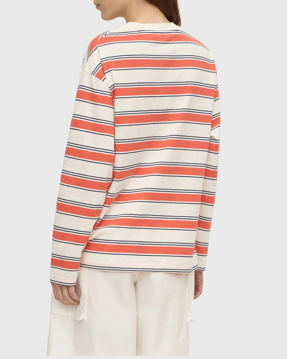 Assembly Label Eliana Stripe Long Sleeve Tee – Dahlia Stripe