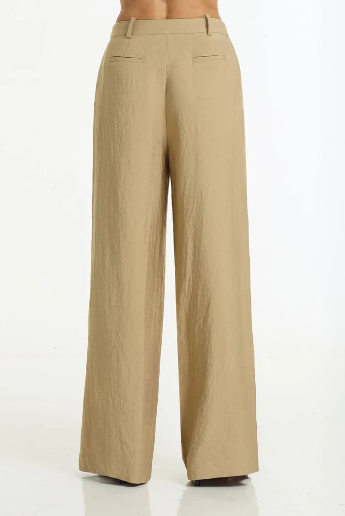 BLAK Eternity Wide Leg Tailored Pant - Camel